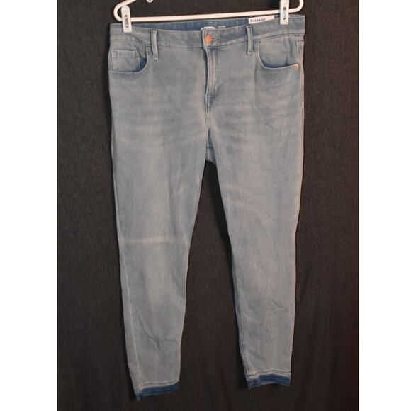NEW Old Navy Rock Star Super Skinny Women's 14 Distressed Stretch Denim Jeans - Picture 1 of 8